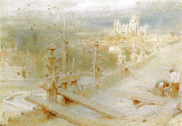 Wells from Roof of Parish Church: 1903
