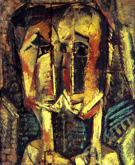 Cubist Two Heads: ca 1930