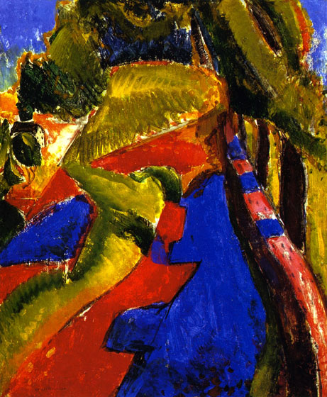 Fauve Landscape with Red and Blue: ca 1906-07