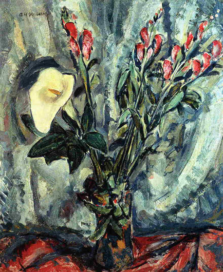 Floral Still Life with Calla Lily: ca 1926-28