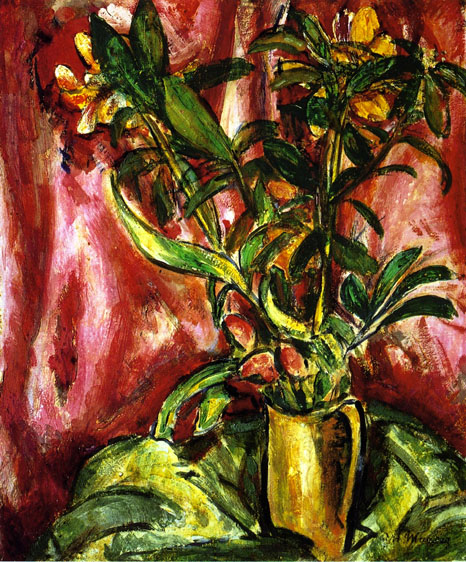 Flowers Red and Green: ca 1926
