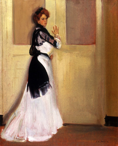 Girl in White: ca 1901