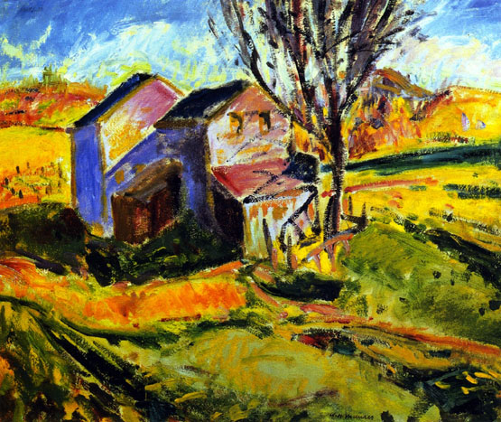 House in a Landscape: ca 1912