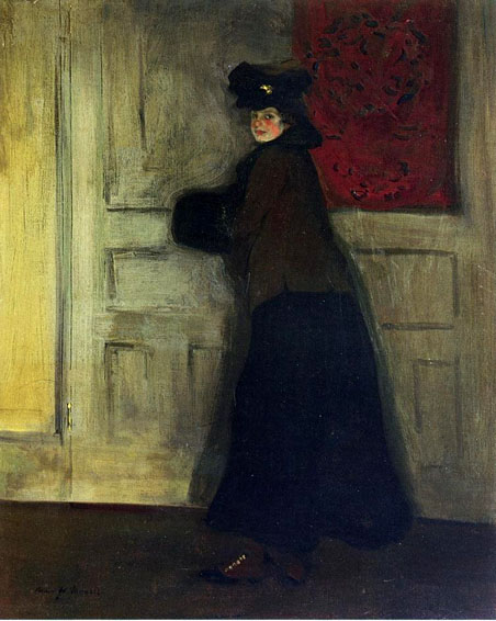 Lady with Muff: ca 1904