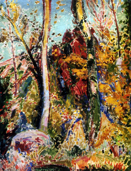 Landscape with Trees: 1909