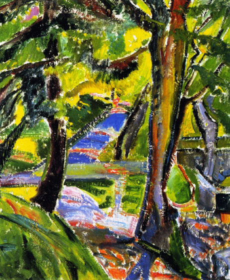 Landscape with Trees (aka Marlboro Landscape): ca 1925