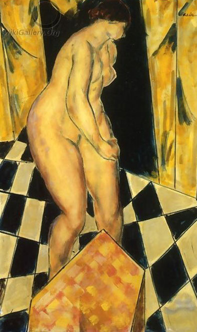 Nude Seated at Her Dressing Table: 1927