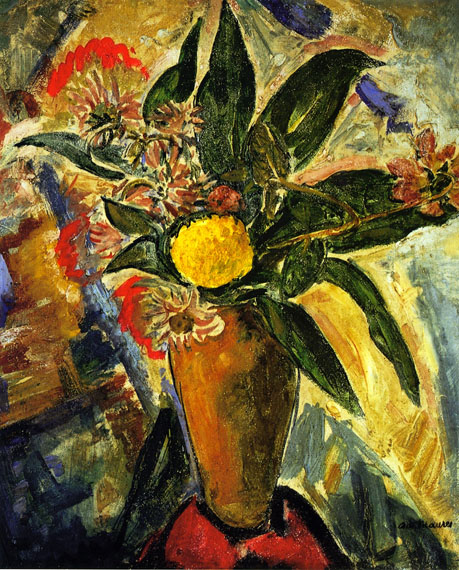 Still Life with Vase and Flowers: ca 1926