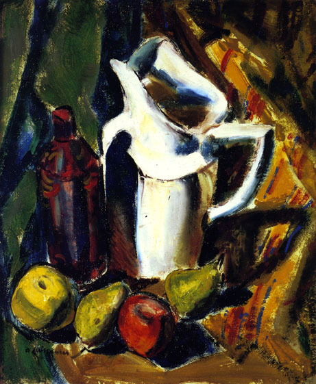 Still Life with White Pitcher: ca 1923