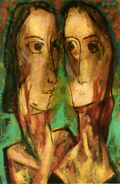 Two Heads: ca 1928