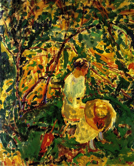 Woman in a Garden: ca 1907
