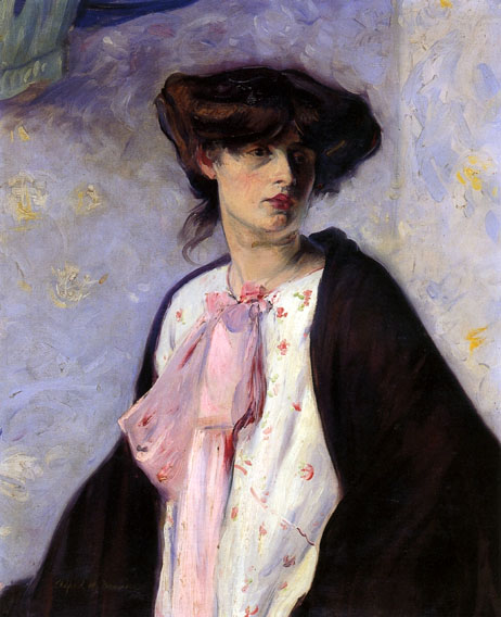 Woman with a Pink Bow