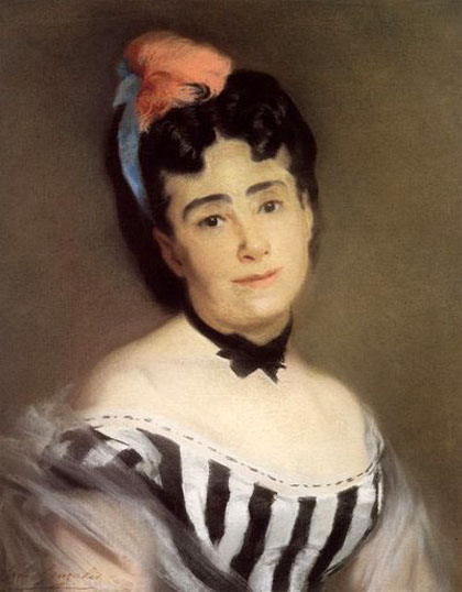 Eva Gonzales (French artist, 1849–1883) Portrait de Madame E G