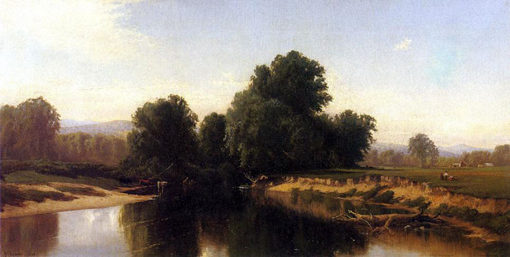 Cattle by the River: 1866