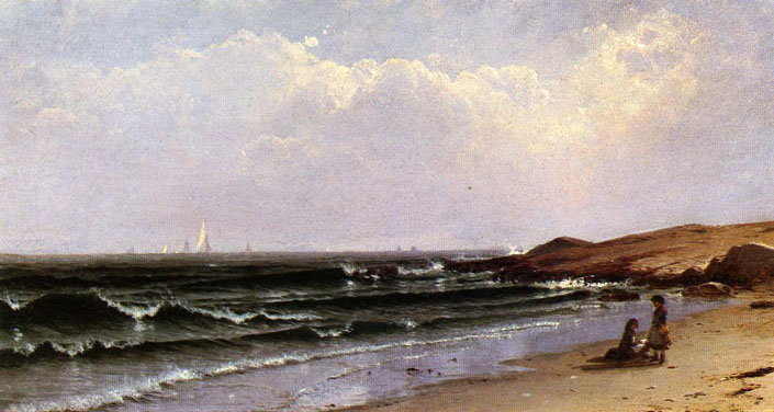 Children at the Seashore: 1874