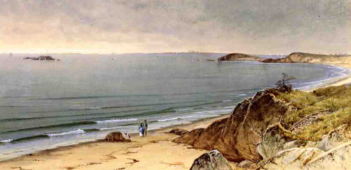 Indian Rock, Narragansett Bay: 1874