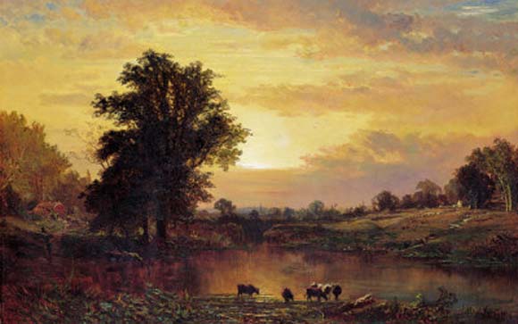Sunset in the Catskills: 1862