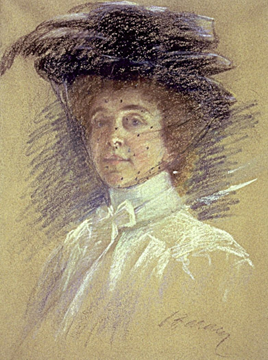 Self Portrait with Hat and Veil Date Unknow