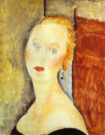 A Blond Woman (Portrait of Germaine Survage): 1918