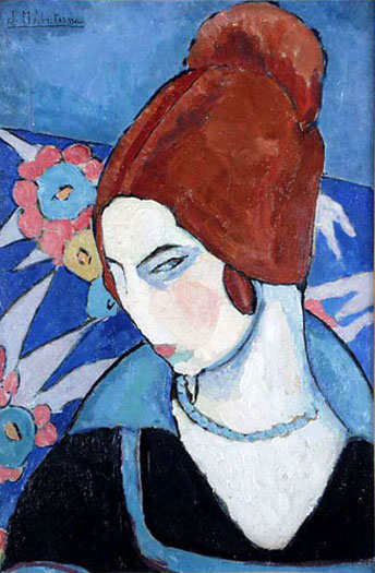 Self Portrait of Jeanne Hebuterne Modigliani