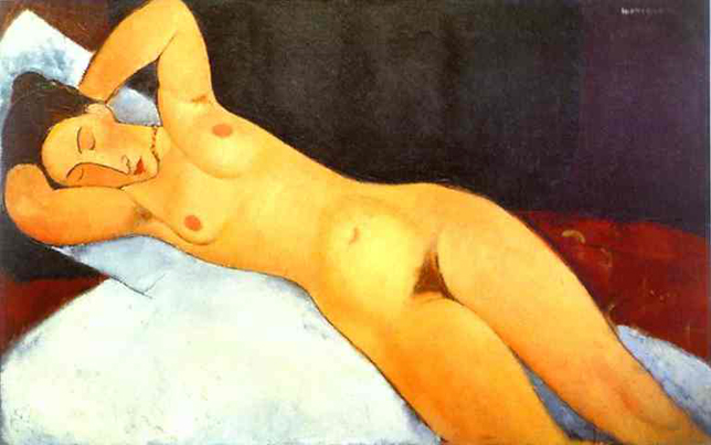 Nude with Necklace: 1917