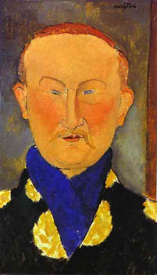 Portrait of Leon Bakst: 1917