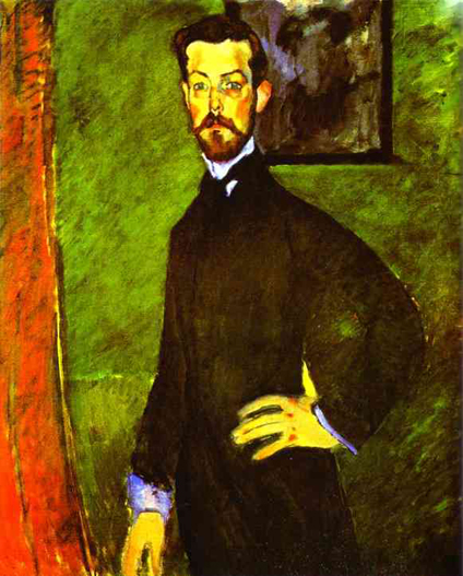 Portrait of Paul Alexandre Against a Green Background: 1909