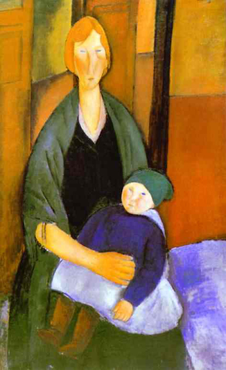 Seated Woman with Child: 1919