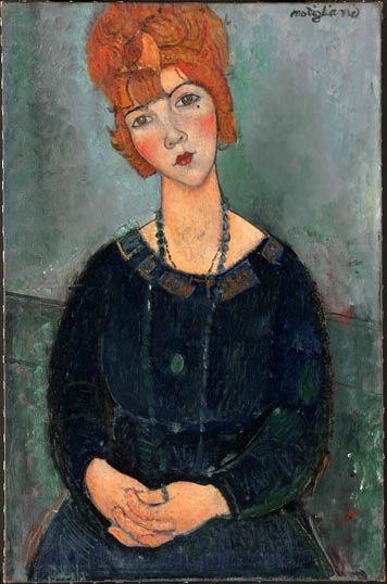 Woman with a Necklace: 1917