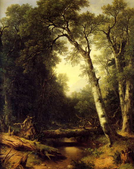 A Creek in the Woods: 1865