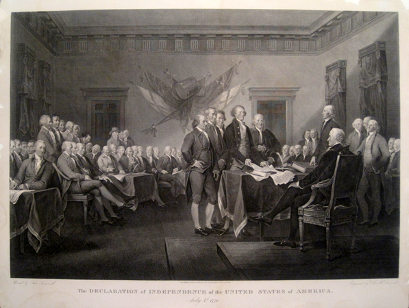 Asher Durand's Engraving of John Trumbull's Painting