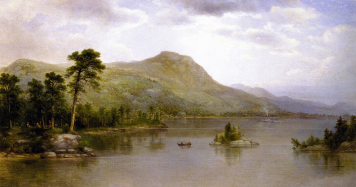 Black Mountains, from the Harbor Islands, Lake George: ca 1875
