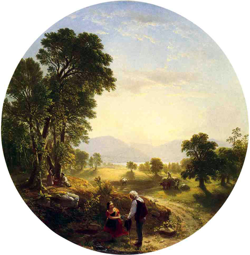 Hudson River Scene: 1846