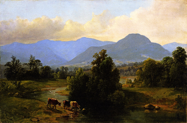 View of the Shandaken Mountains, New York: 1853