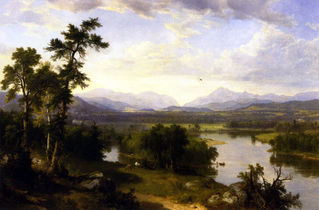 White Mountains Scenery, Franconia Notch, New Hampshire: 1857