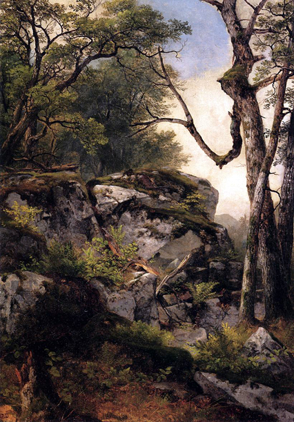 Woodland Scene: ca 1850
