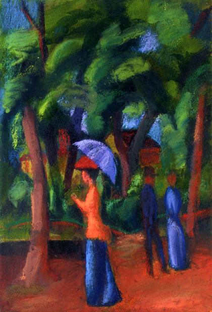 Walking in the Park: 1914