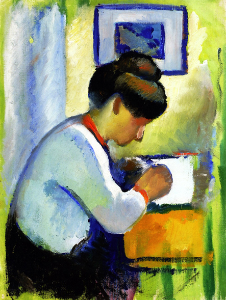 Woman Writing: 1910