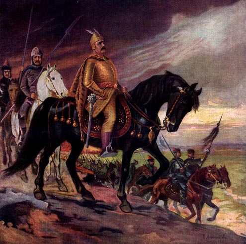 Khan Krum of Bulgaria by V. Antonoff