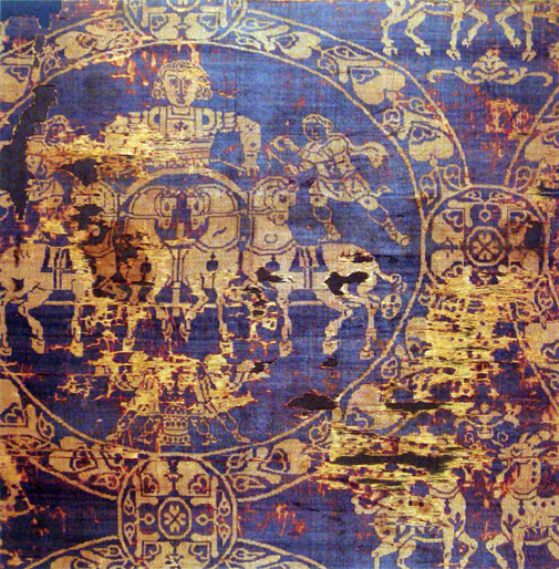Shroud of Charlemagne manufactured in Constantinople: 814