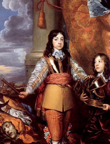 Charles II when Prince of Wales by William Dobson, 1642