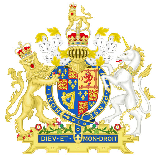 Coat of Arms of Charles II: 1660-1689