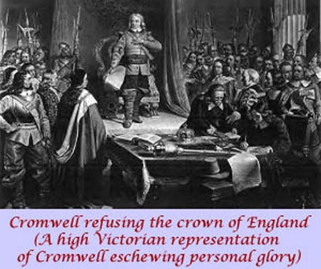 Cromwell Refusing the Crown
