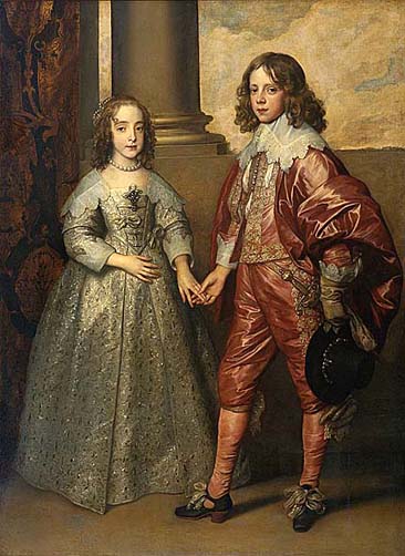 William II Prince of Orange and Princess Henrietta Mary Stuart daughter of Charles I of England 1641