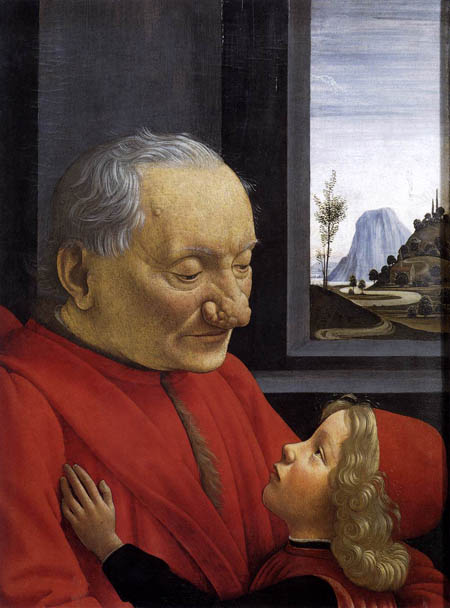 An Old Man and His Grandson: ca 1490