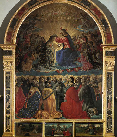 Coronation of the Virgin: 1486