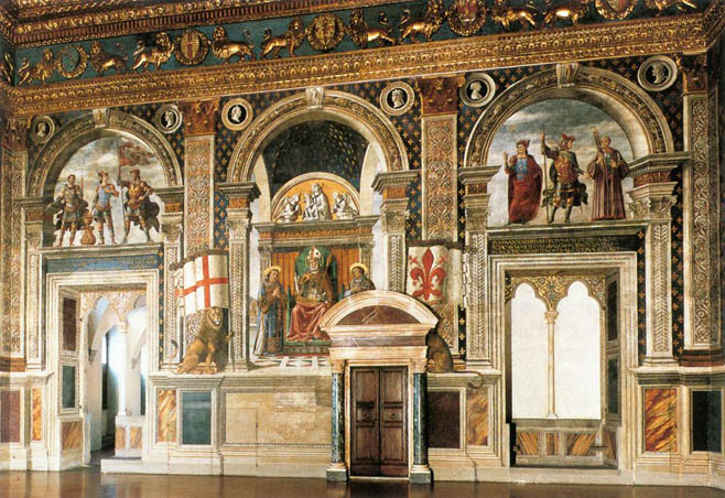Decoration of the Sala del Gigli: 1482-84