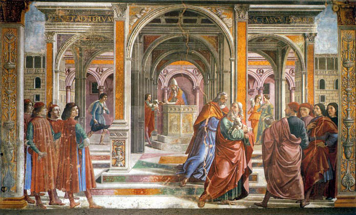 Expulsion of Joachim from the Temple: 1486-90