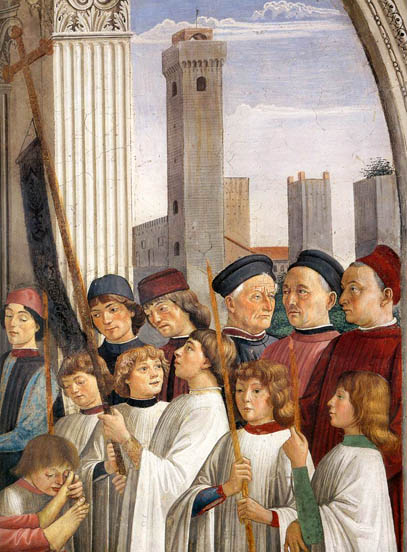 Obsequies of Saint Fina (Detail): 1473-75