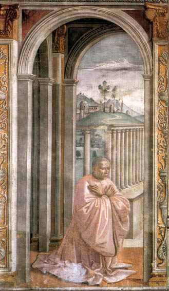 Portrait of the Donor Giovanni Tornabuoni: 1486-90